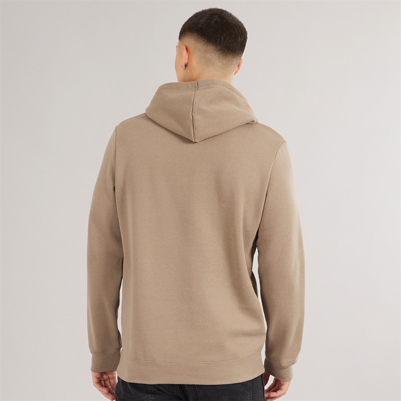 Puma Mens Essentials Number 1 Logo Hoodie Totally Taupe