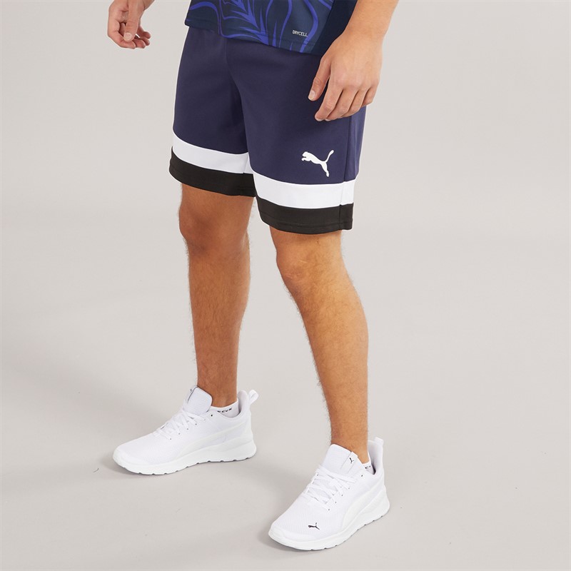 Puma Mens individualRISE Training Shorts Puma Navy