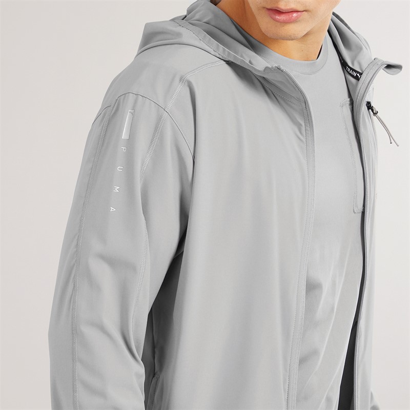 Puma Mens Puma Flex Tech Woven Jacket Stormy Slate