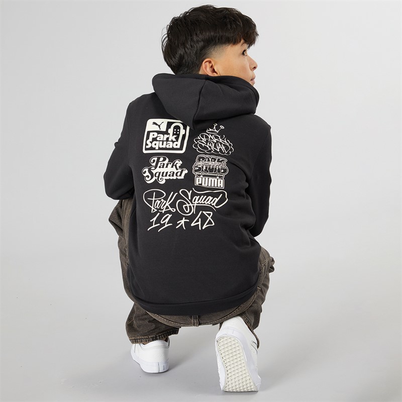 Puma Junior Boys Essentials+ Mid 90s Hoodie Puma Black