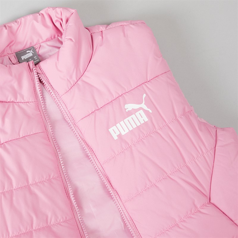 Puma Junior Girls Essentials Padded Vest Purple/Mauve
