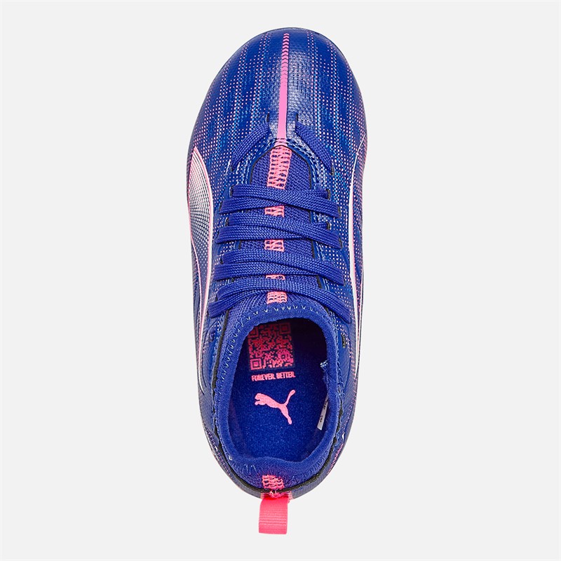 Puma Junior Ultra 5 Match FG/AG Firm/Artificial Ground Football Boots Lapis Lazuli