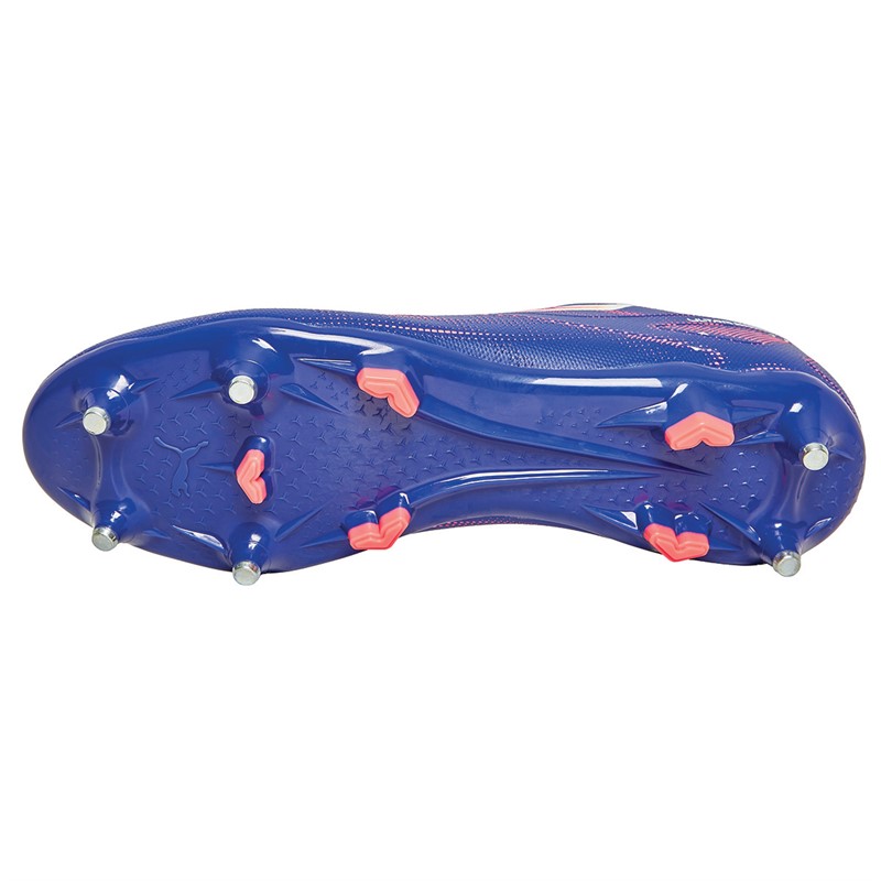 Puma Mens Ultra 5 Play MXSG Mixed/Soft Ground Football Boots Lapis Lazuli