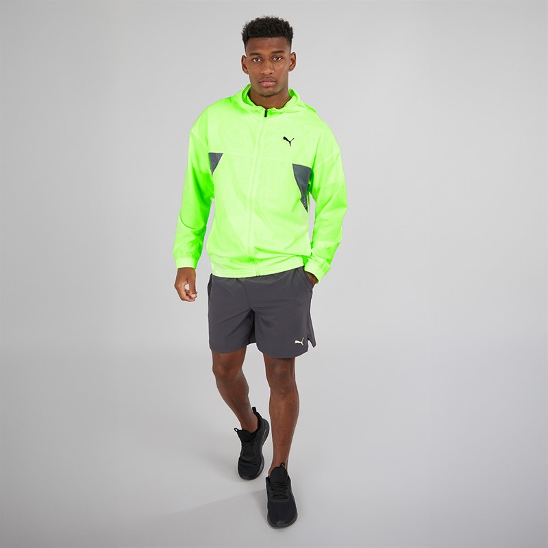 Puma Mens Always On Woven Training Jacket Fizzy Apple