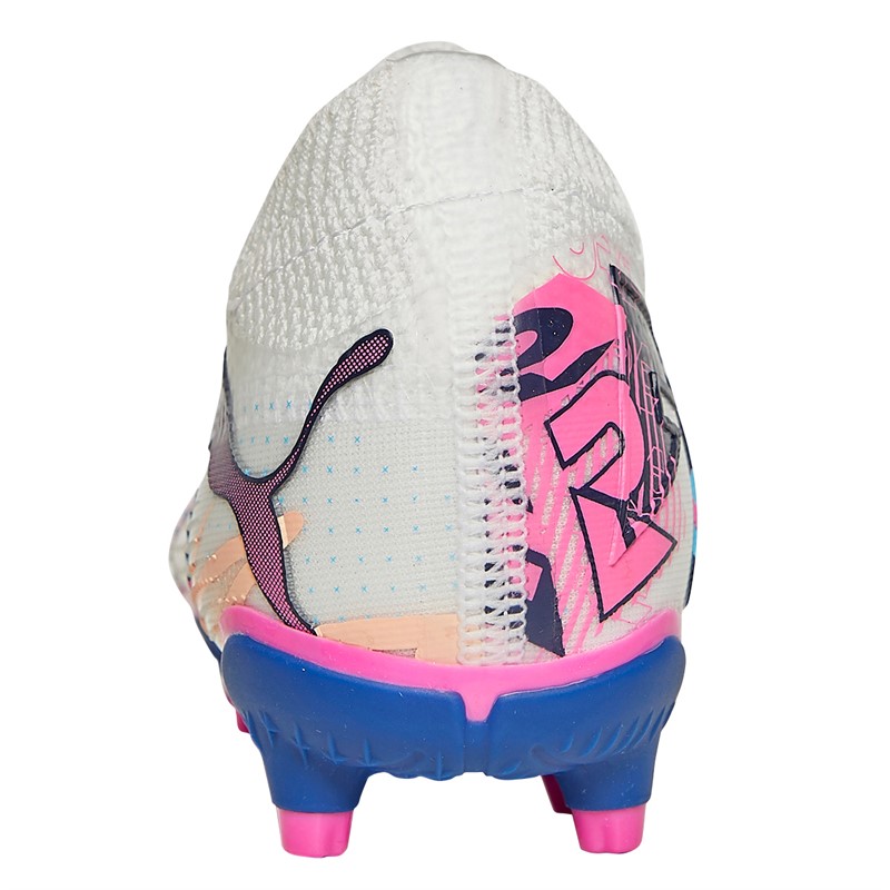 Puma Junior Future 7 Match Vol. Up FG/AG Firm/Artificial Ground Football Boots Puma White