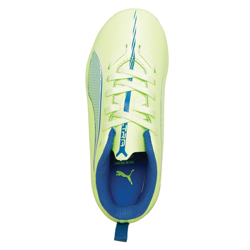 Puma Junior Ultra 5 Play FG/AG Firm/Artificial Ground Football Boots Fizzy Apple