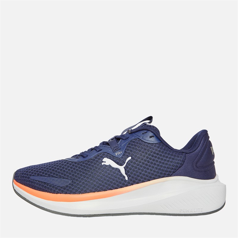 Puma Mens Skyrocket Lite Alt Neutral Running Shoes Navy/Red - Size 7