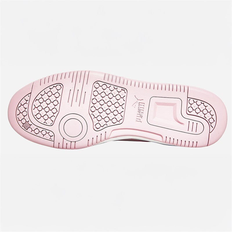 Puma Womens Rebound V6 Low Trainers White/Rose