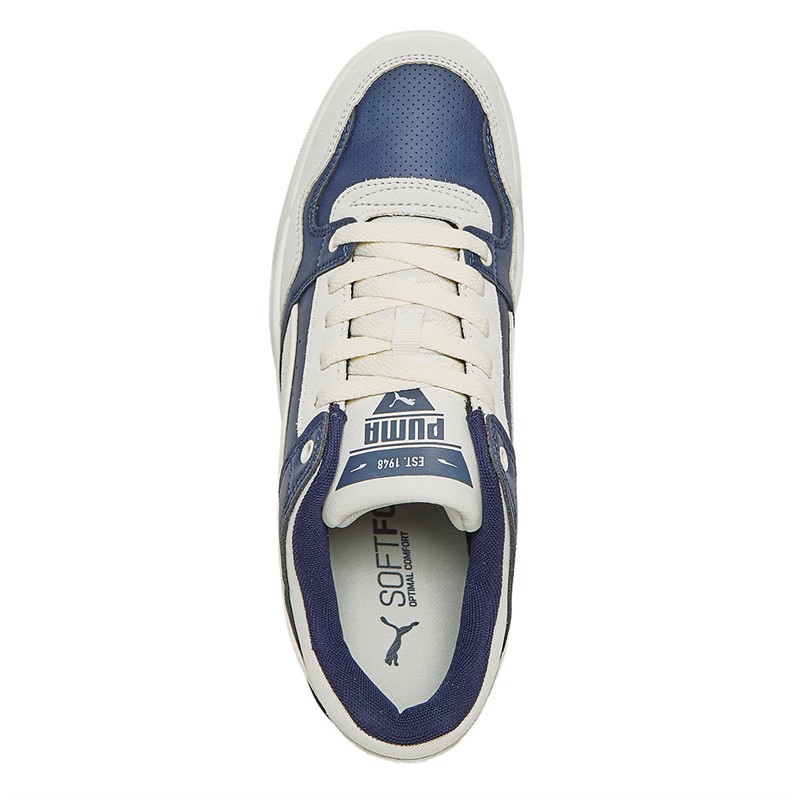 Puma Mens Rebound Retro SD Trainers Grey/Navy