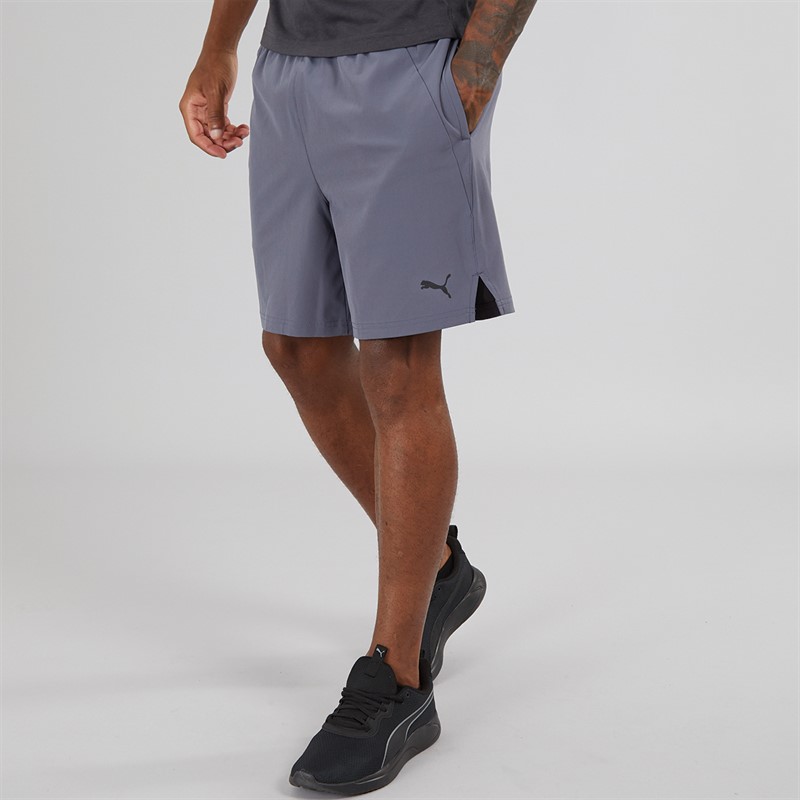 Puma Mens Energy 7 Inch Stretch Woven Training Shorts Galactic Gray - Size XXL