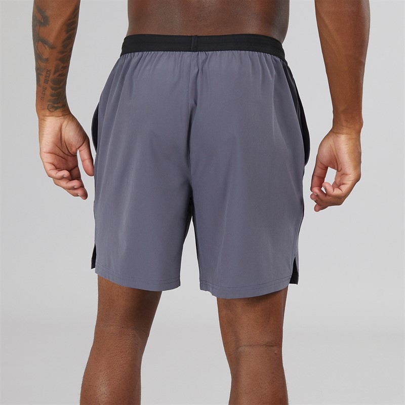 Puma Mens Energy 7 Inch Stretch Woven Training Shorts Galactic Gray