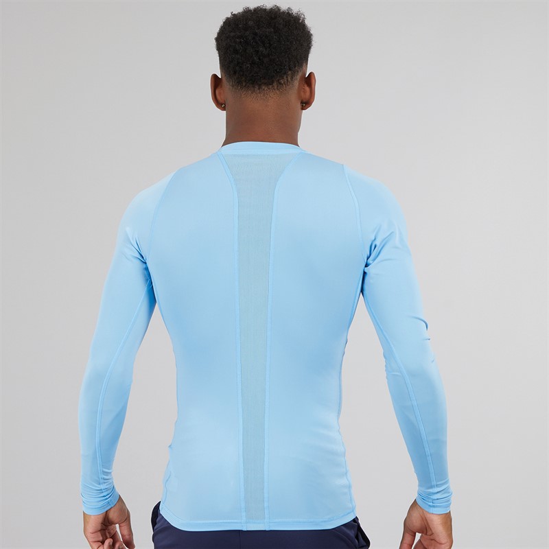 Puma Mens TS Puma Exo-Adapt Long Sleeve Training Top Light Blue