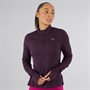 Puma Womens Run Favorite 1/4 Zip Dark Plum