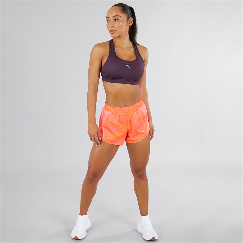 Puma Womens 4keeps Run Bra Dark Plum