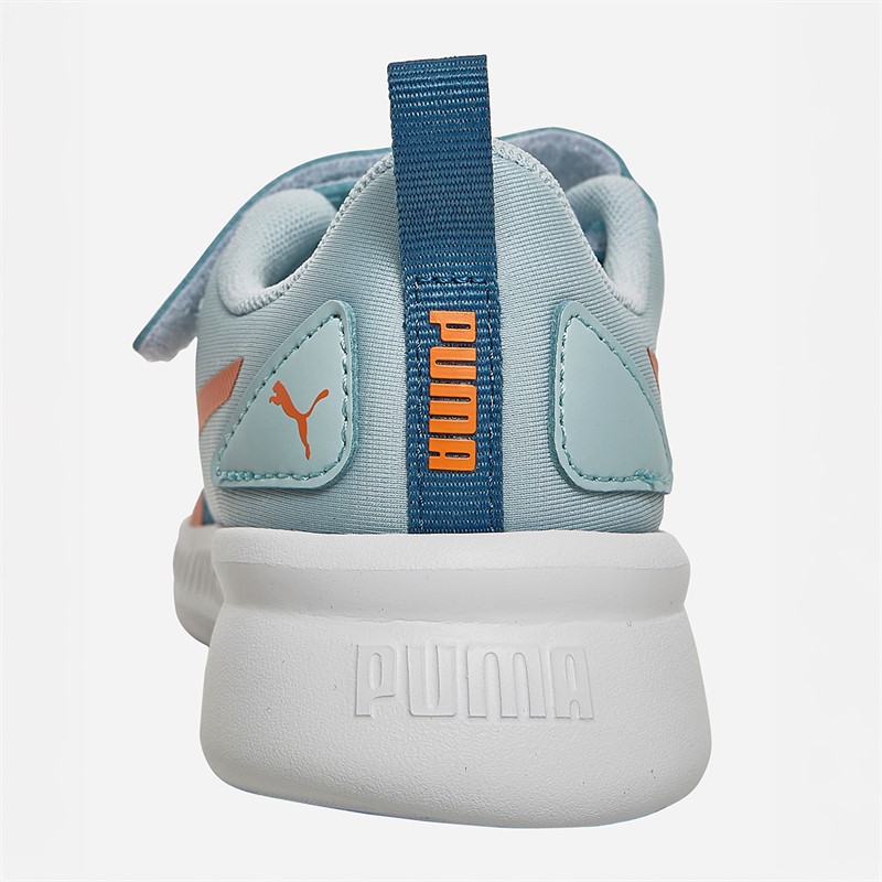 Puma Kids Flyer Runner V Trainers Blue/Orange