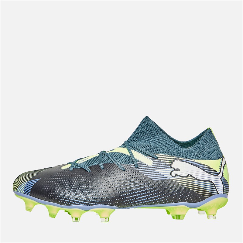 Puma Mens Future 7 Match FG/AG Firm/Artifiical Ground Football Boots Gray Skies - Size 12