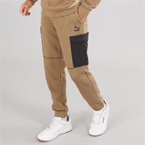 Puma Mens Classics Utility Cargo Sweatpants Chocolate