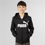 Puma Junior Boys Essentials Big Logo Full Zip Hoodie Puma Black