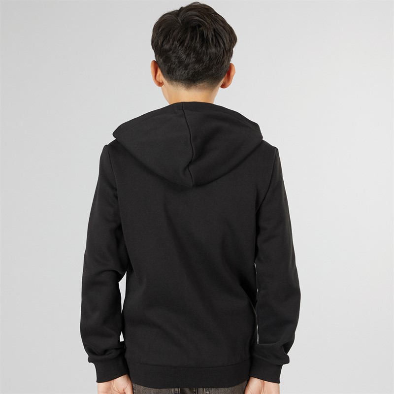 Puma Junior Boys Essentials Big Logo Full Zip Hoodie Puma Black