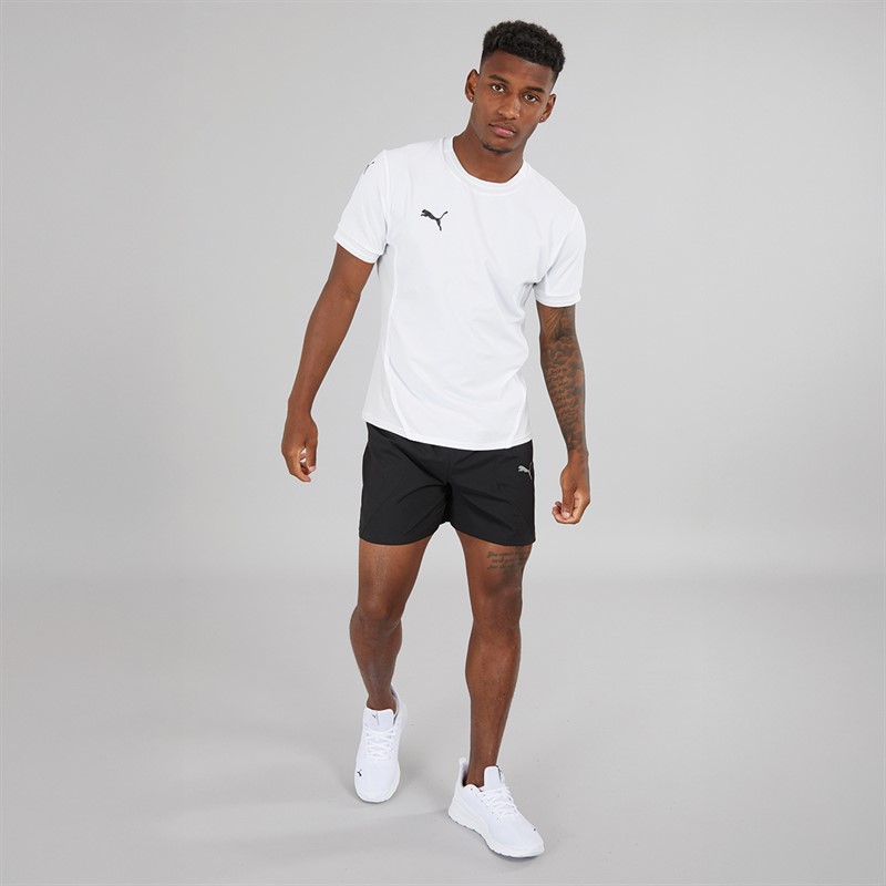 Puma Mens Run Favorite Woven 5 Inch Session Running Shorts Puma Black