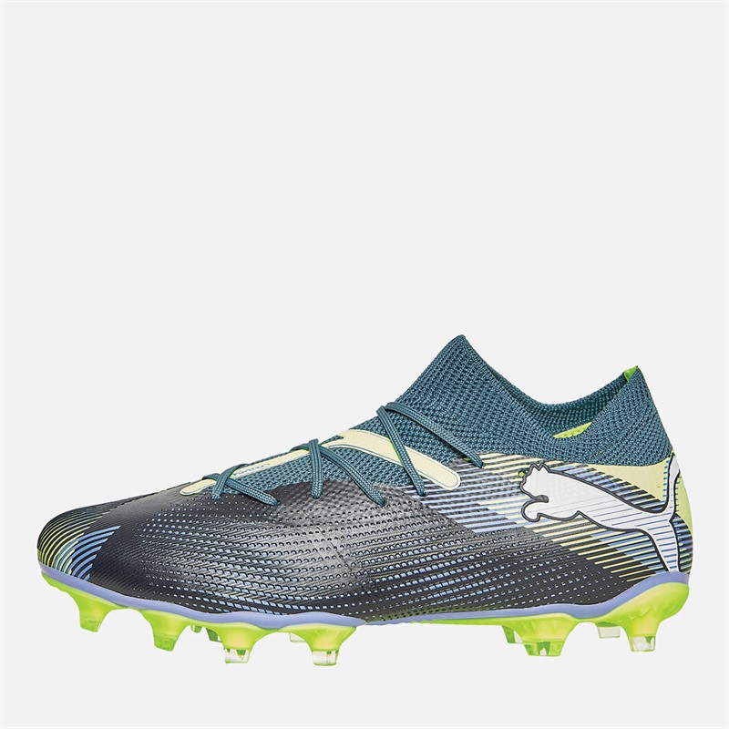 Puma Womens Future 7 Match FG/AG Firm/Artificial Ground Football Boots Gray Skies - Size 9