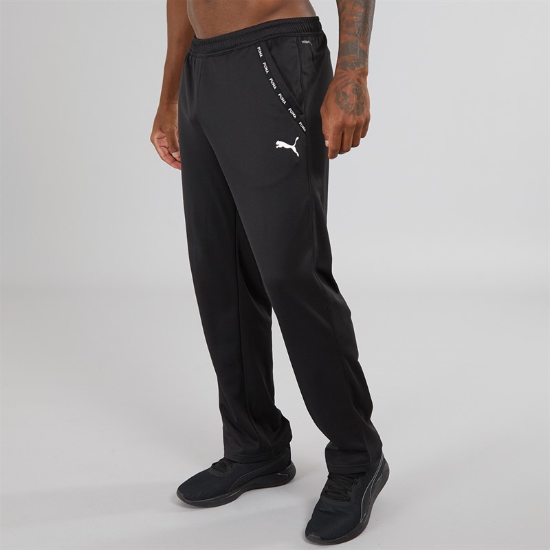 Puma Mens Puma Fit Taped Pwrfleece Lite Training Joggers Puma Black
