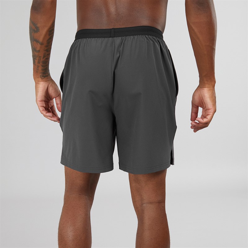 Puma Mens Energy 7 Inch Stretch Woven Training Shorts Grey/Green