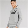 Puma Mens Essentials Big Logo Hoodie Medium Grey Heather