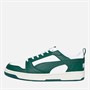 Puma Mens Rebound V6 Low Trainers Myrtle/White