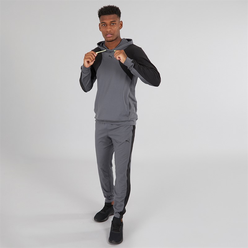 Puma Mens Cloudspun Training Hoodie Galactic Gray