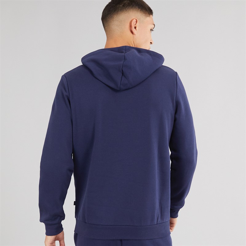 Puma Mens Essentials Big Logo Hoodie Peacoat