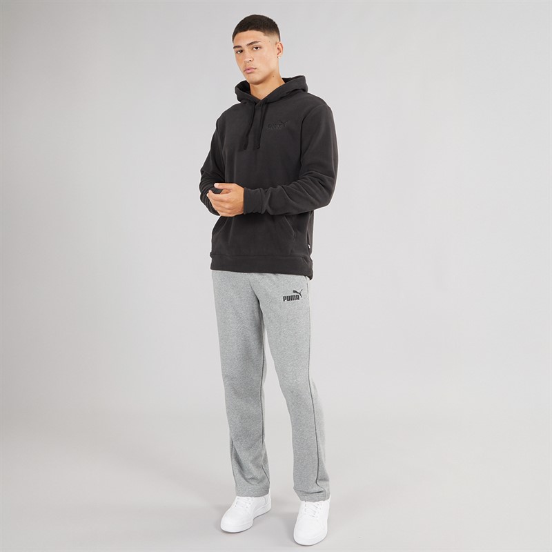Puma Mens Essentials Elevated Polarfleece Hoodie Puma Black