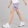 Puma Girls Essentials Logo Short Tights Pale Plum