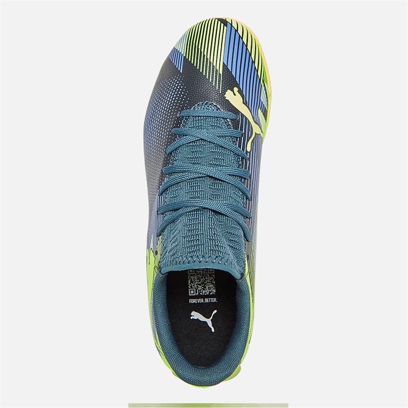 Puma Junior Future 7 Play TT Astro Football Boots Gray Skies