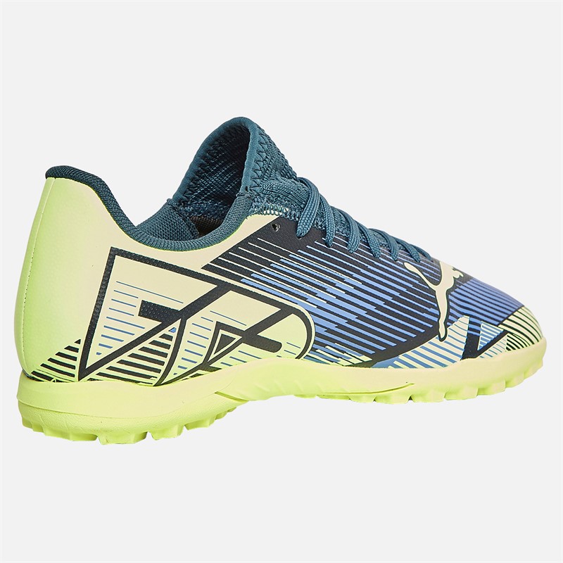Puma Junior Future 7 Play TT Astro Football Boots Gray Skies