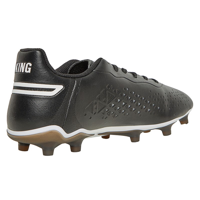 Puma Mens King Match FG/AG Firm/Artificial Ground Football Boots Black/White