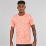 Puma Mens Train All Day Geometric Speed Brights T-Shirt Glowing Red