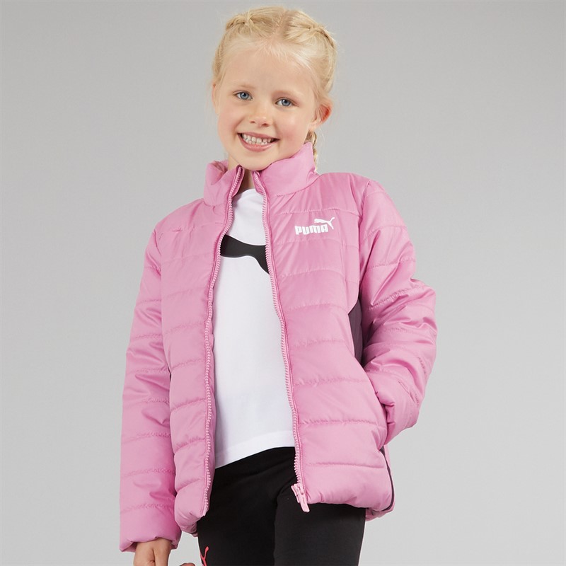 Puma Girls Essentials Padded Jacket Mauved Out
