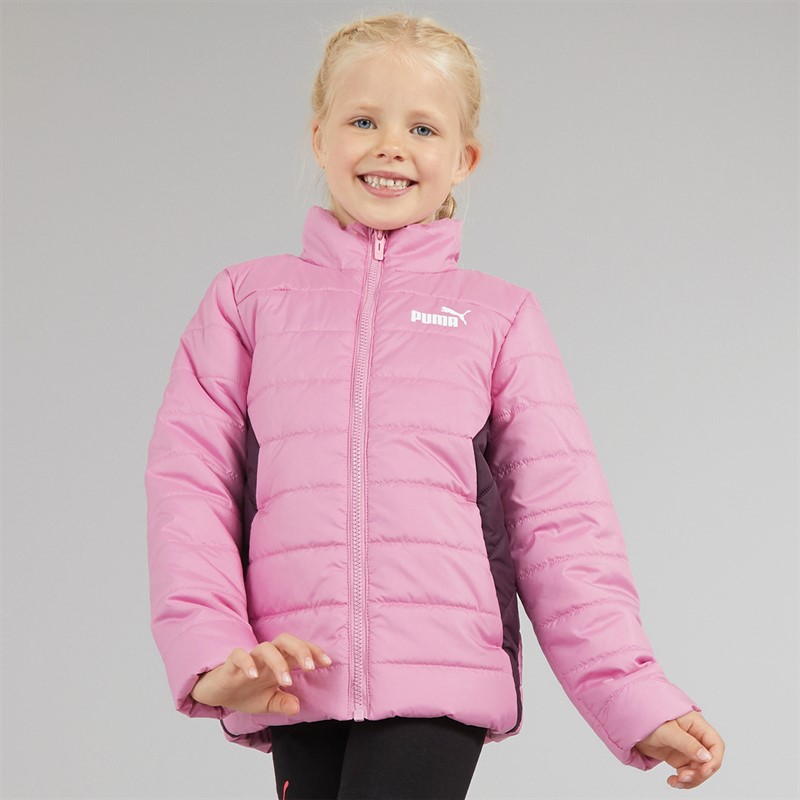Puma Girls Essentials Padded Jacket Mauved Out