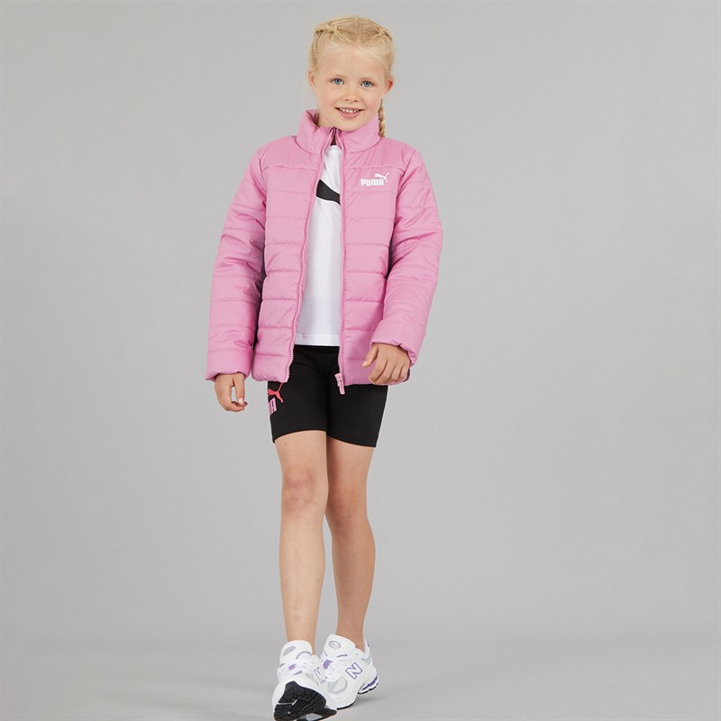 Puma Girls Essentials Padded Jacket Mauved Out