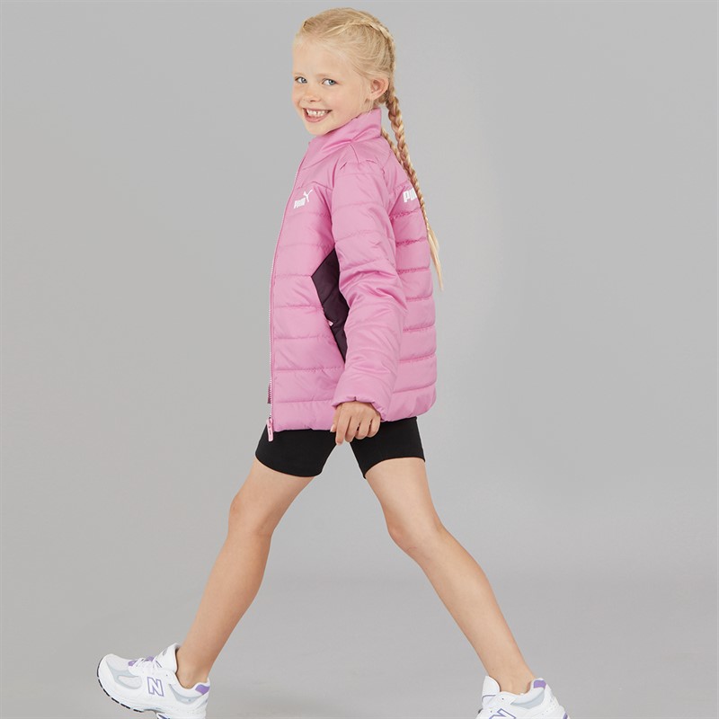 Puma Girls Essentials Padded Jacket Mauved Out