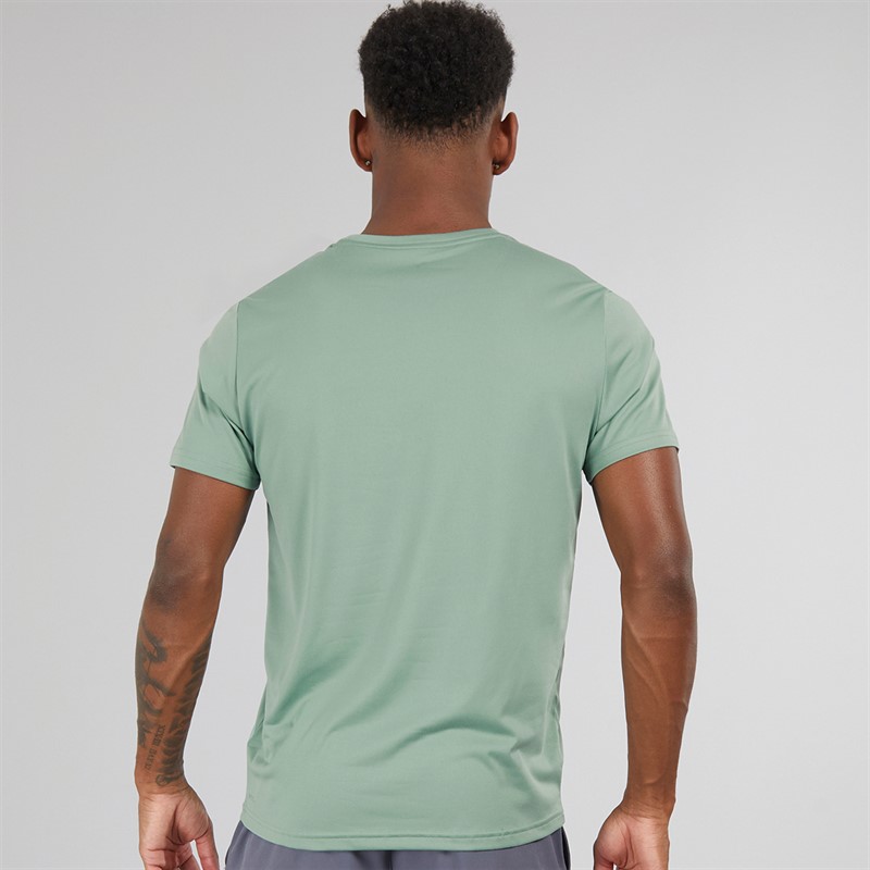 Puma Mens Train All Day Essentials T-Shirt Green Moon