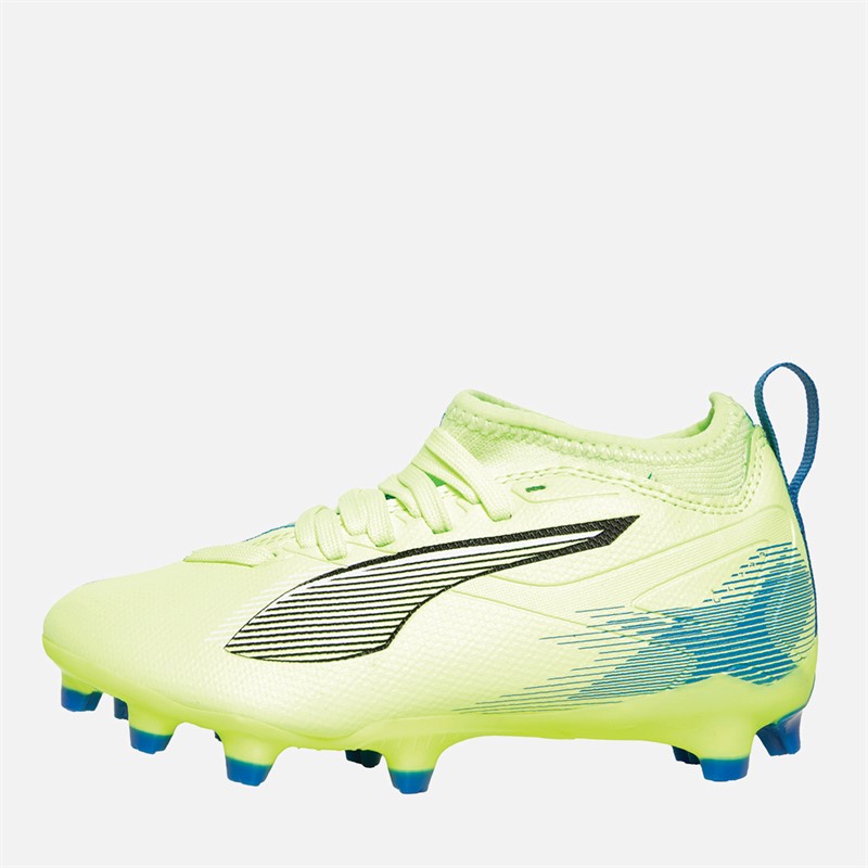 Puma Boys Ultra 5 Match FG/AG Firm/Artificial Ground Football Boots Fizzy Apple - Size 1