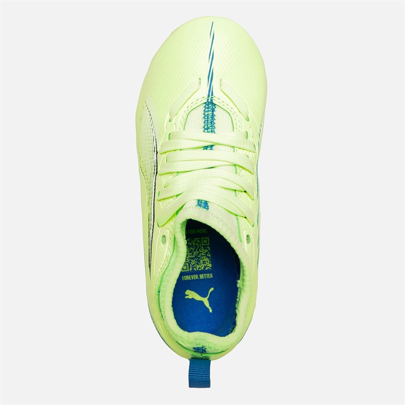 Puma Junior Ultra 5 Match FG/AG Firm/Artificial Ground Football Boots Fizzy Apple