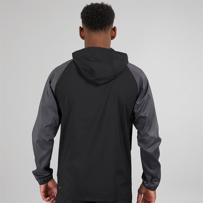 Puma Mens Run Favorite AOP Woven Running Jacket Puma Black