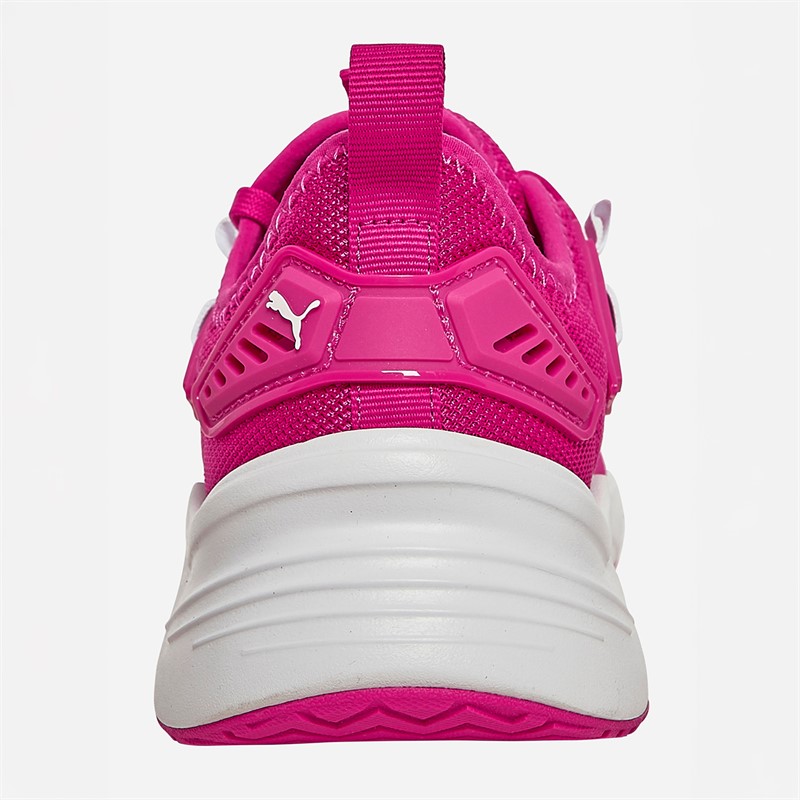 Puma Junior Girls Retaliate 3 Trainers Pink/White