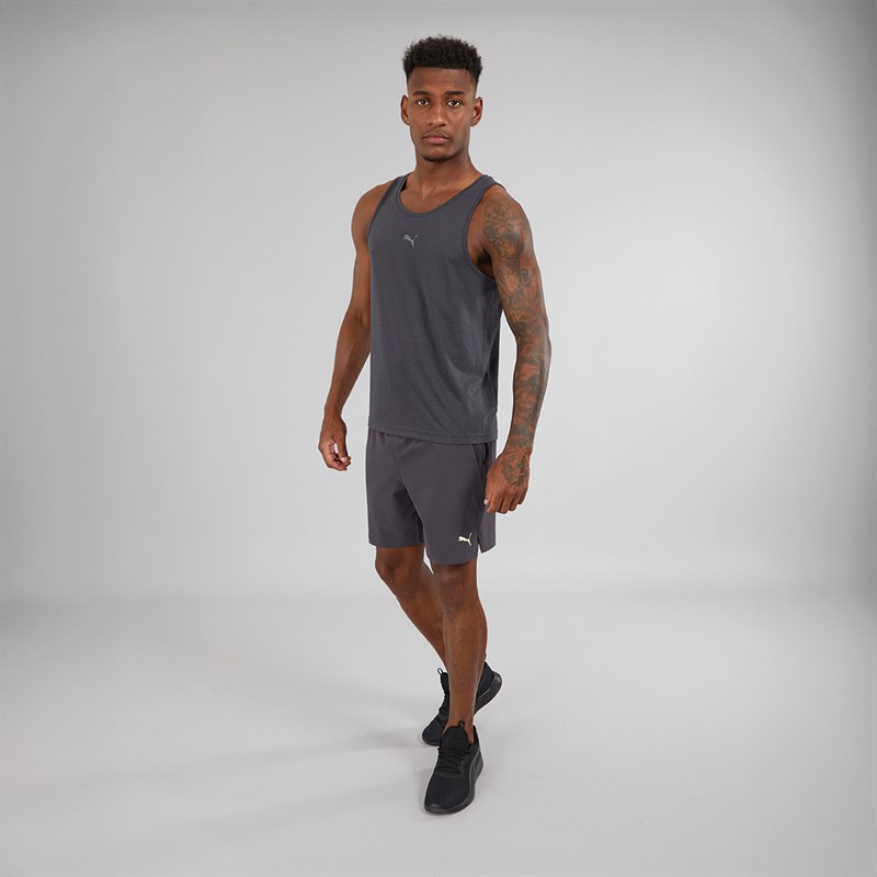 Puma Mens Running Tank Flat Dark Gray