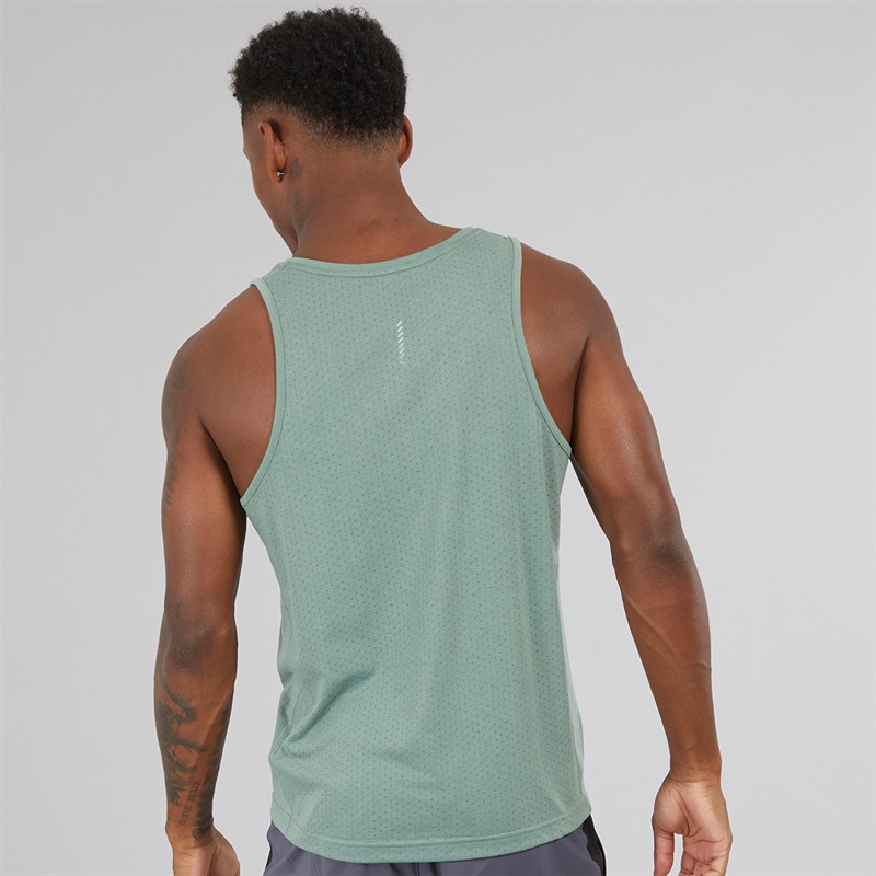 Puma Mens Running Tank Eucalyptus