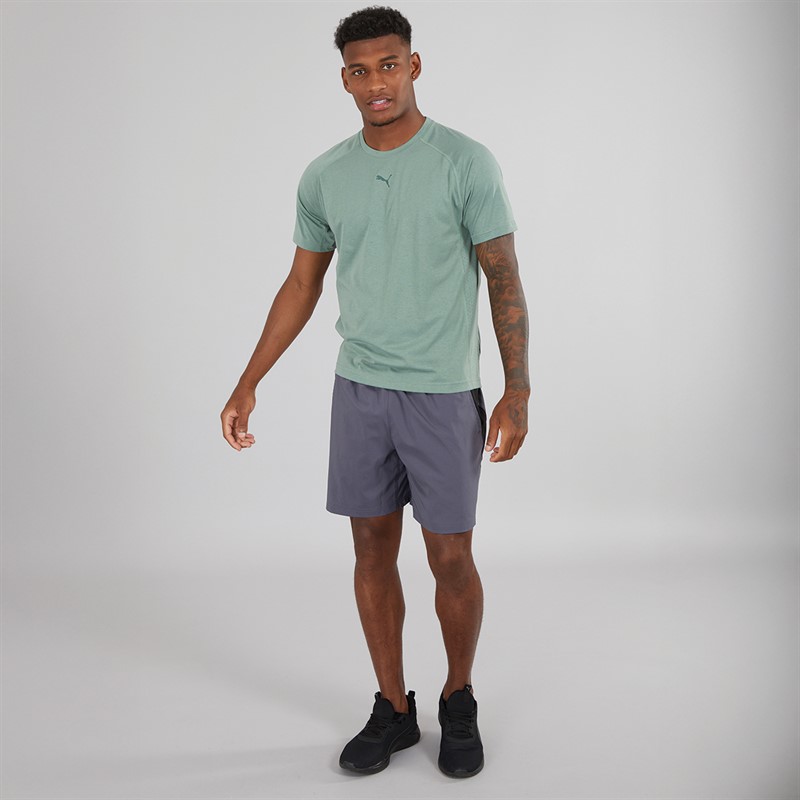 Puma Mens Running T-Shirt Eucalyptus