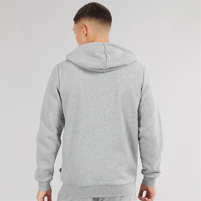 Puma Mens Essentials Small Logo Full Zip Hoodie Medium Grey Heather